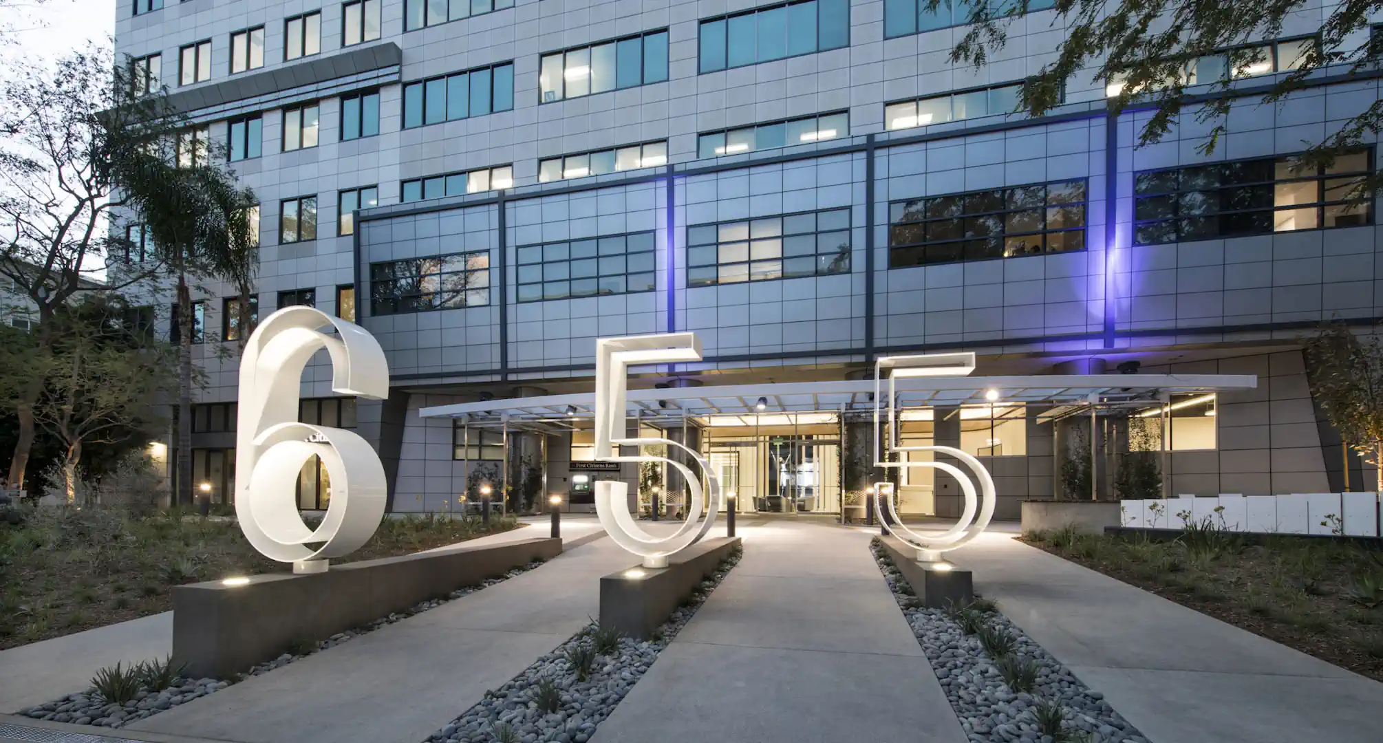 Glendale High-Rise Entrance