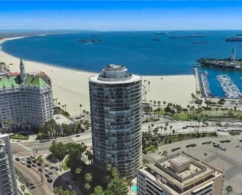 Arial View Villa Riviera & International Tower